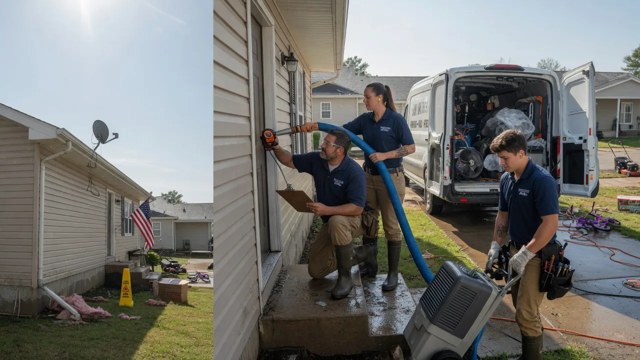 Ceiling Water Damage Restoration in Dry Creek, LA near me