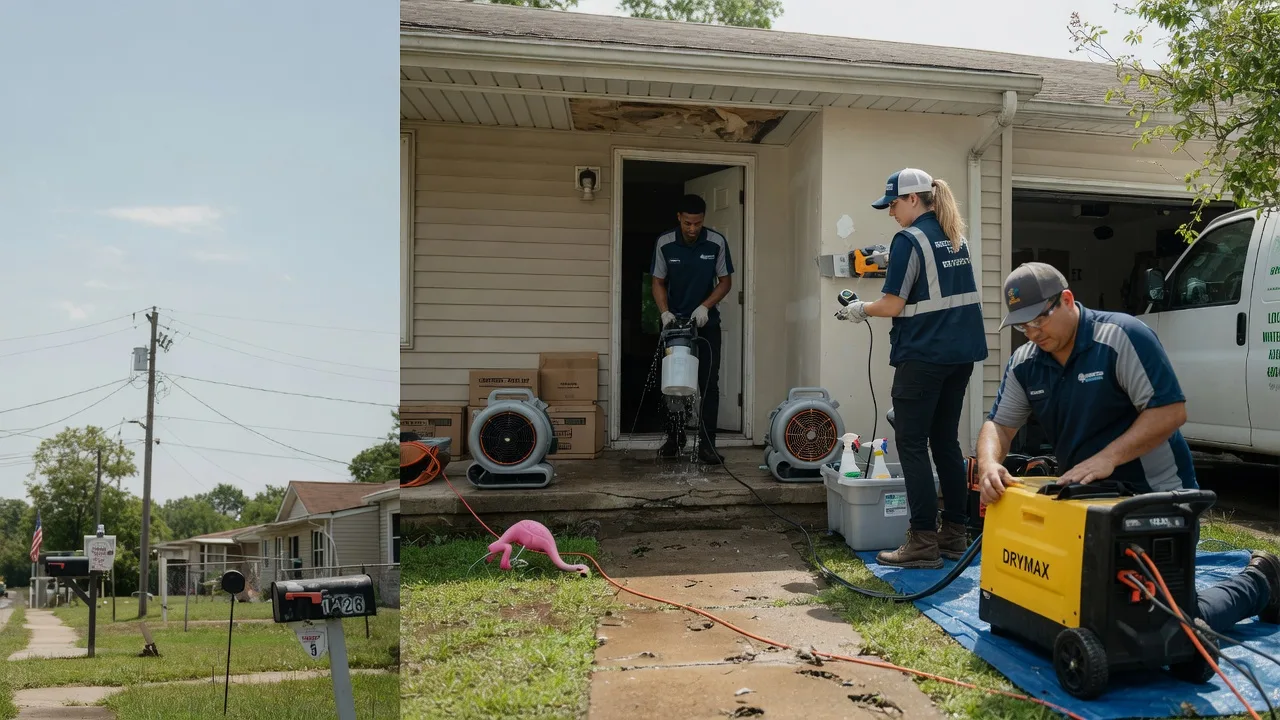 Storm Damage Water Removal in Dry Creek, LA near me